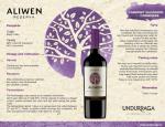 3. Detailní popis vína Aliwen 2014 Cabernet Sauvignon x Carménère (Reserva) - Viña Undurraga S.A., Chile