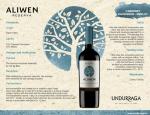 4. Detailní popis vína Aliwen 2014 Cabernet Sauvignon x Merlot (Reserva) - Viña Undurraga S.A., Chile 