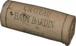 Plný korek délky 48 mm Château Haut Bardin 2012 Appellation Bordeaux Controlée (AOC) - Vignobles Rochet Viticulture à la Réole, Francie