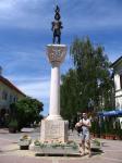Centrální náměstí ve městě Tokaj