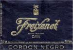 Etiketa Freixenet Cordon Negro (brut) D.O. Cava - Freixenet S.A.