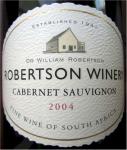 Cabernet Sauvignon 2004 - Robertson winery