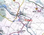 Poloha viniční tratě Frédy a Stará hora na mapě.