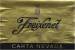 Etiketa Freixenet Carta Nevada (semiseco) D.O. Cava - Freixenet S.A., Španělsko.