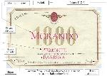 Přední strana italské etikety z vinařské oblasti Piemonte. Jakostní označení Denominazione di origine controllata.