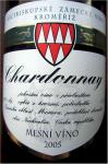 Chardonnay 2005 výběr z hroznů - Arcibiskupské zámecké víno Kroměříž