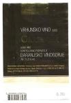 8. Graševina 2002, Vinski Podrumi Belje, Chorvatsko - ze zde hodnocených nejlepší bílé víno ( podle mého jazýčku )