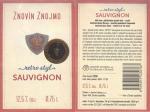 Etiketa Sauvignon 2016 pozdní sběr - Znovín Znojmo a.s.