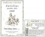 Etiketa Aurelius 1999 pozdní sběr - Vinné sklepy Valtice, a.s.