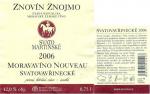 Etiketa Svatovavřinecké 2006 zemské (Svatomartinské) - Znovín Znojmo a.s.