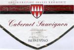 Etiketa Cabernet Sauvignon 2000 mešní víno – Arcibiskupské zámecké sklepy s.r.o. Kroměříž.