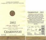 Etiketa Chardonnay 2002 výběr z hroznů - Znovín Znojmo a.s.