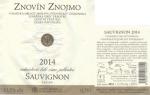 Etiketa Sauvignon 2014 odrůdové jakostní - Znovín Znojmo a.s.