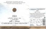 Etiketa Cabernet Sauvignon 2003 výběr z hroznů - Znovín Znojmo a.s.