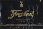 Etiketa Freixenet rosé (seco) D.O. Cava - Freixenet S.A., Španělsko