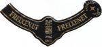 Okrasná etiketa na hrdle láhve Freixenet Cordon (seco) D.O. Cava - Freixenet S.A., Španělsko