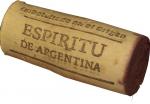 Plný  korek délky 44 mm Espiritu de Argentina 2007 Malbec (Gran Reserva) - Bodega Monte Real S.A., Argentina.