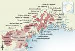 Mapa vinařské oblasti Languedoc-Roussillon. Zdroj: www.1er.cz