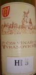 Etiketa vín z výstavy ve Vranovcích