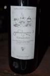 11. Gonašvili 3, lahvované víno s jednoduchou kopírovanou domácí etiketou