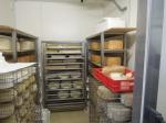 Klimatizovaná komora pro zrání sýra.