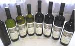 Zakoupená kolekce vín pro účely recenze.
