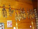 Šunky připravené na konzumaci ve španělském baru La Trucha (Vigo).